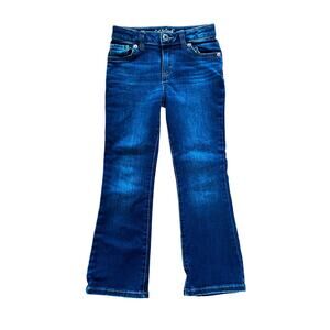 ❤️ 3/$25 Cat & Jack Girls Super Stretch Flare Jeans -| Size 6 EUC